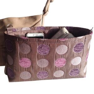 Fabric Purse Organizer Pockets